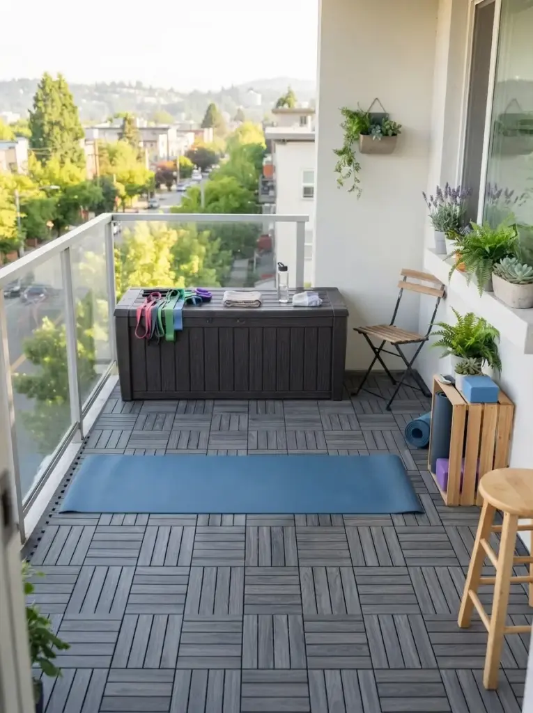 Add A Balcony Fitness Space For Fresh Air Workouts