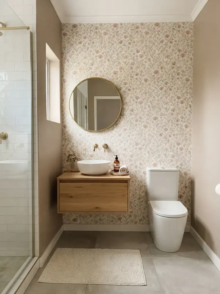 Add Peel-and-Stick Wallpaper to One Wall