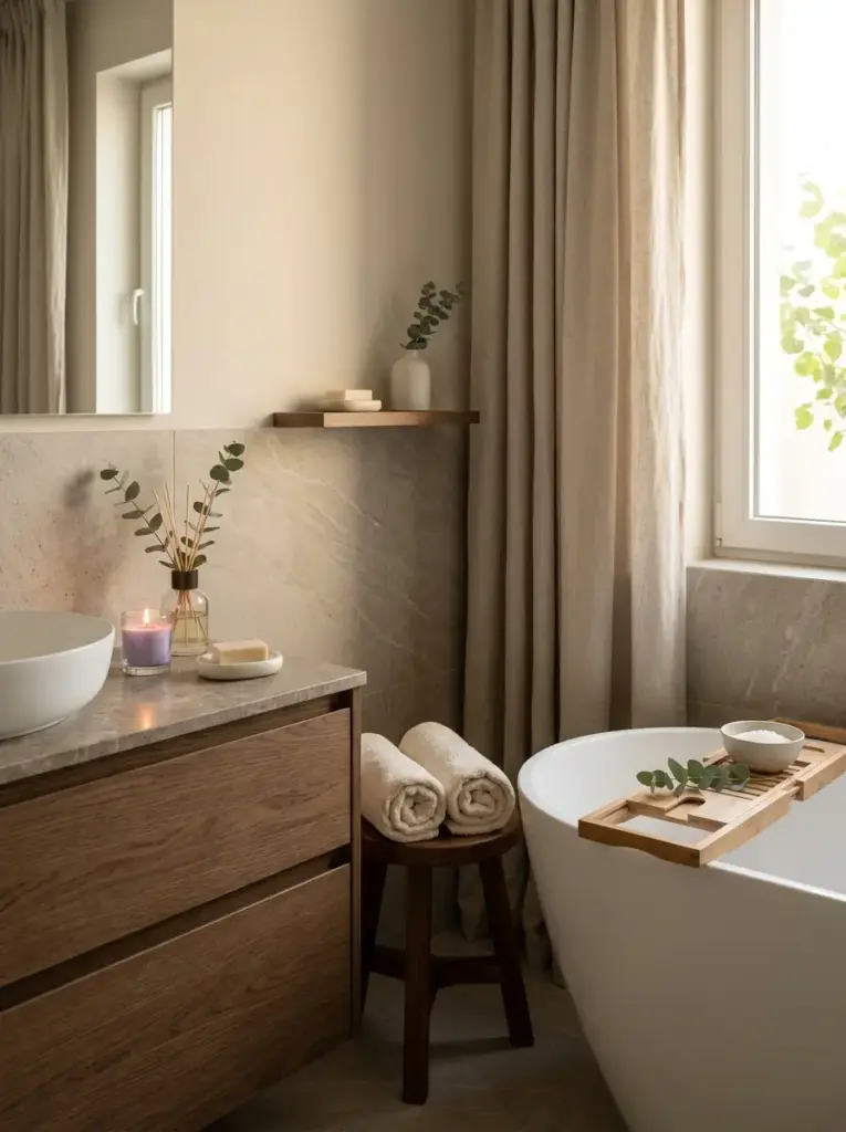 Add Scent and Spa-Like Finishing Touches