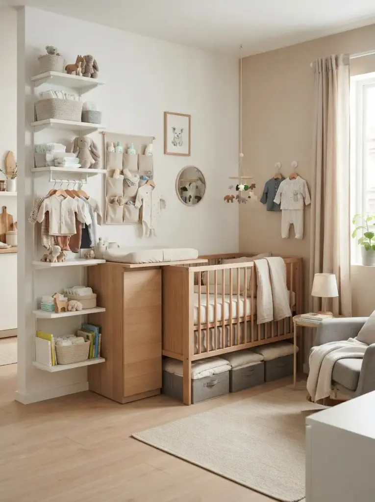 Add Smart Storage for Baby Essentials