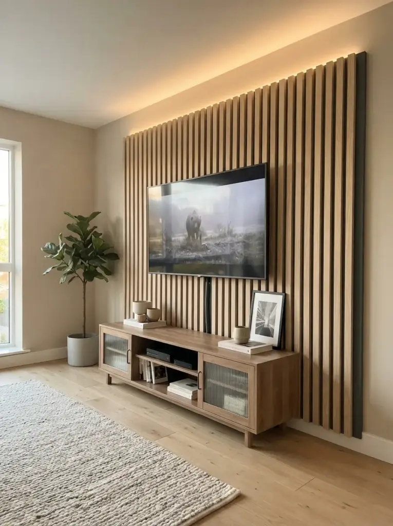 Add Vertical Slats With a Hidden Cable Zone