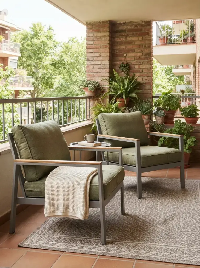 Add Weather-Safe Textiles for Comfort