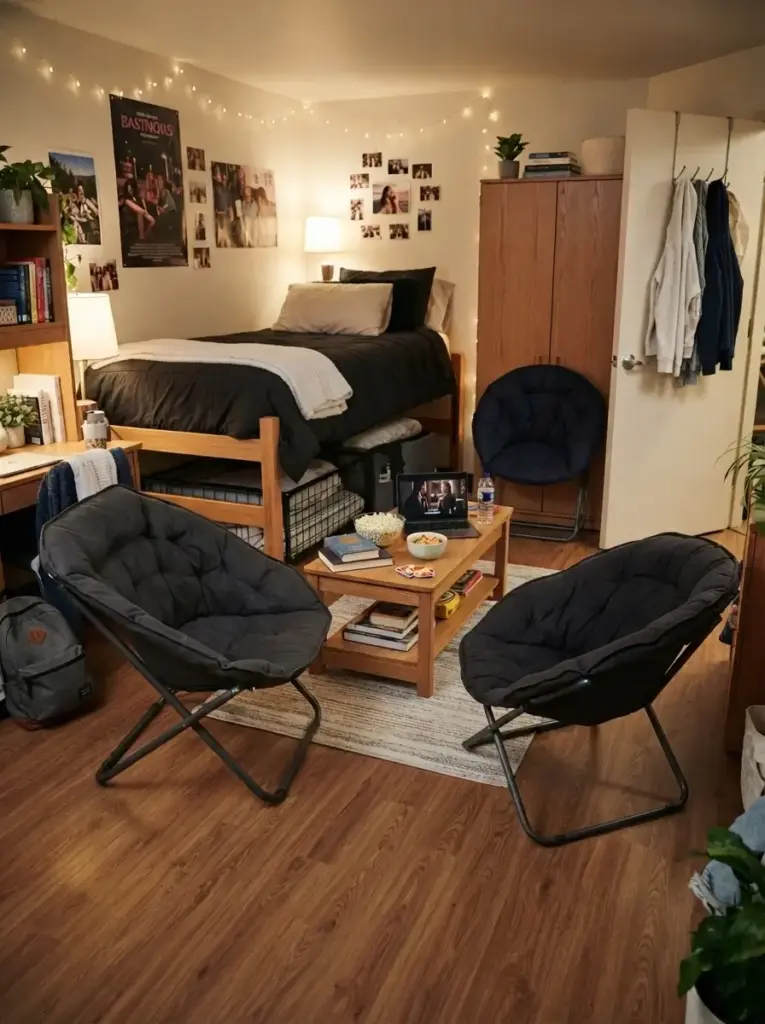 Add a Compact Lounge Chair That Folds