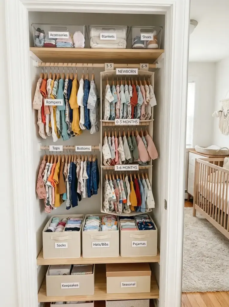 Add a Compact Wardrobe Organization System
