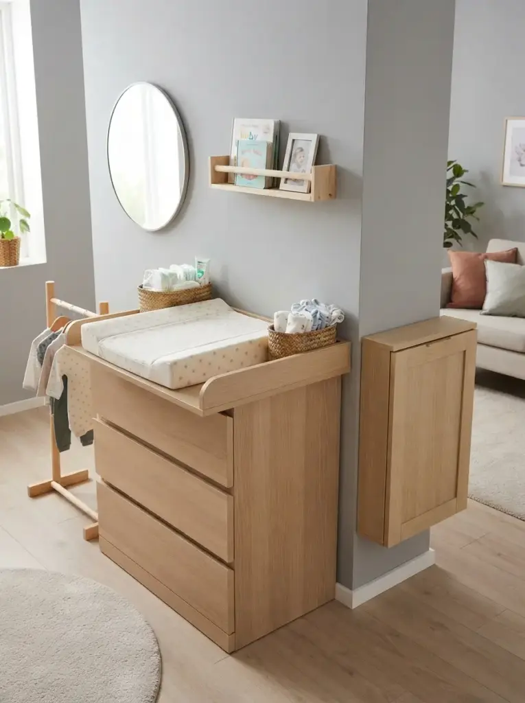 Add a Foldable Changing Station