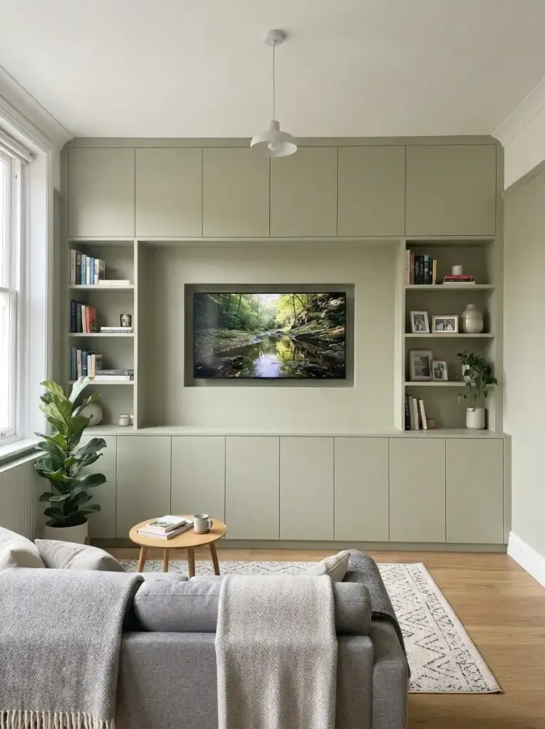 Add a Full-Height Storage Wall With Closed Bases