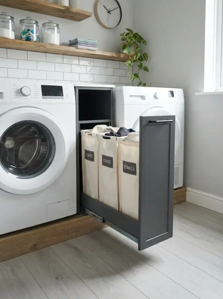 Add a Pull-Out Hamper System
