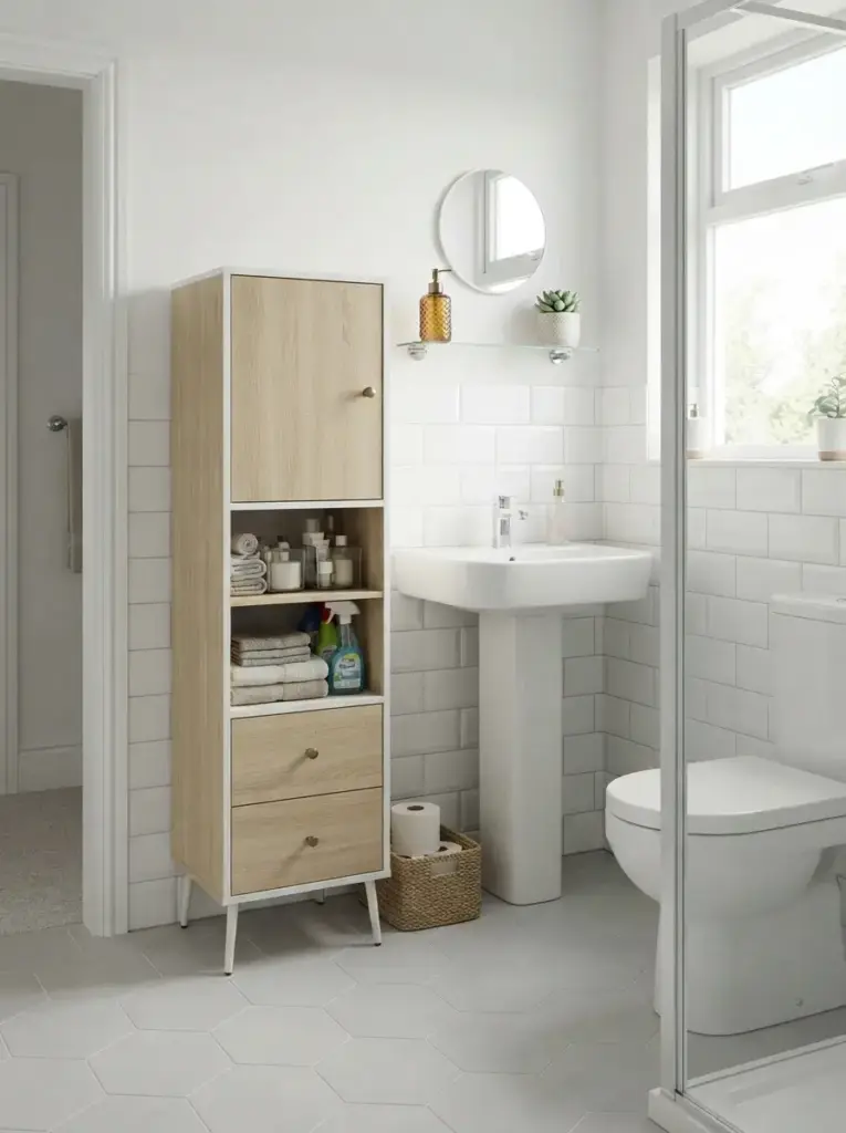 Add a Slim Freestanding Cabinet