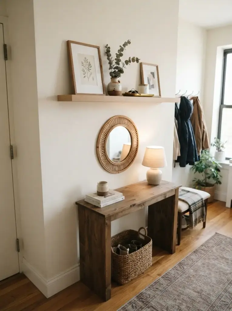 Add a Small Shelf Above the Drop Zone