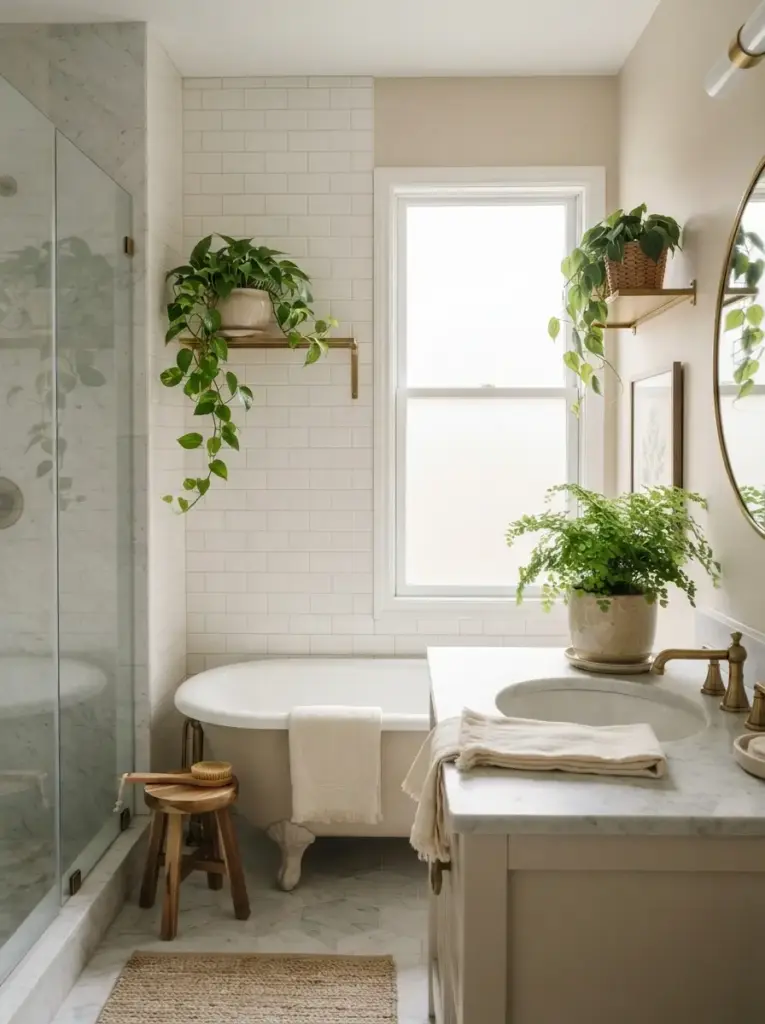 Add greenery only where light allows