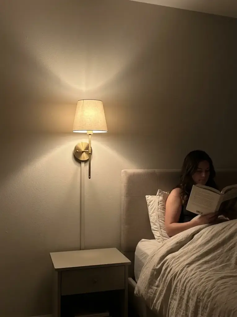Add wall sconces or plug-in lighting