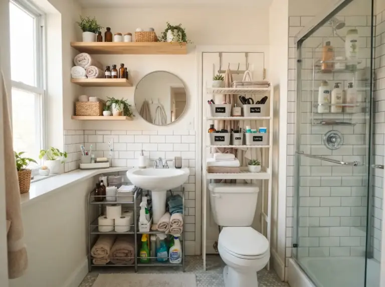 Apartment Bathroom Organization Ideas That Save Space
