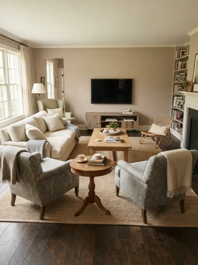 Arrange Seating for Conversation Instead of the TelevisionArrange Seating for Conversation Instead of the Television