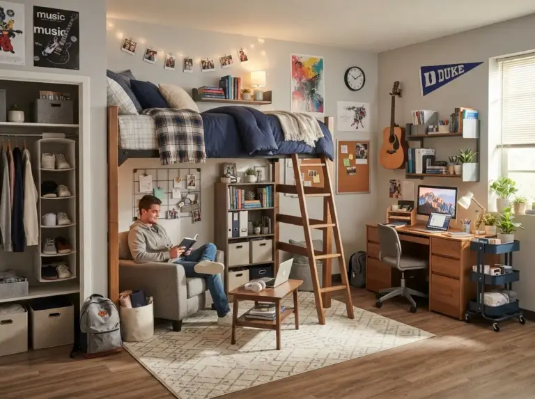 Boy Dorm Room Ideas That Mix Comfort and Smart Storage