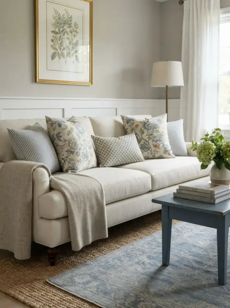Bring in Floral, Ticking, and Toile Patterns Carefully