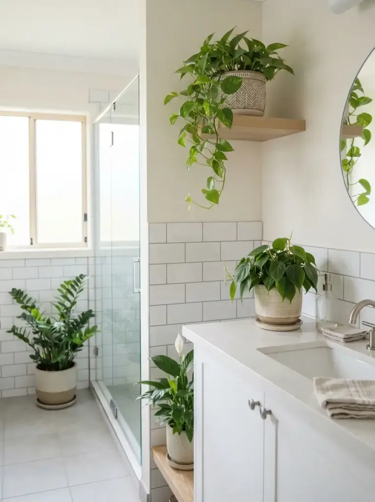 Bring in One Bathroom-Friendly Plant