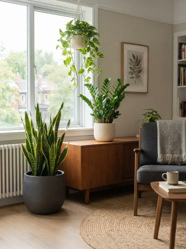 Bring in Plants at Different Heights