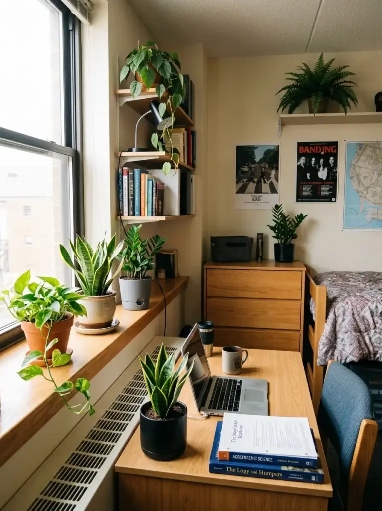 Bring in Plants or Low-Maintenance Greenery
