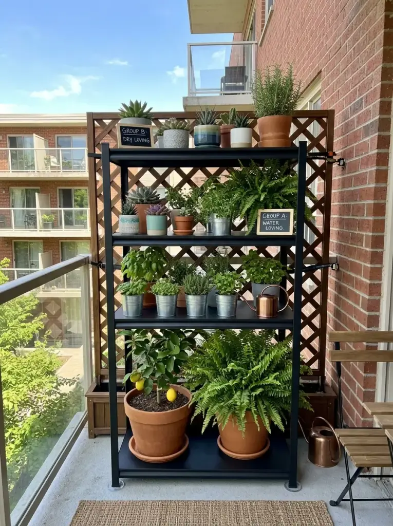 Build Upward with a Freestanding Plant Shelf