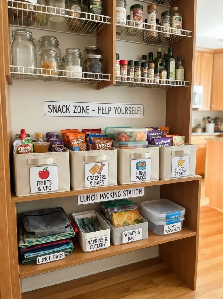 Build a Child-Friendly Snack Zone