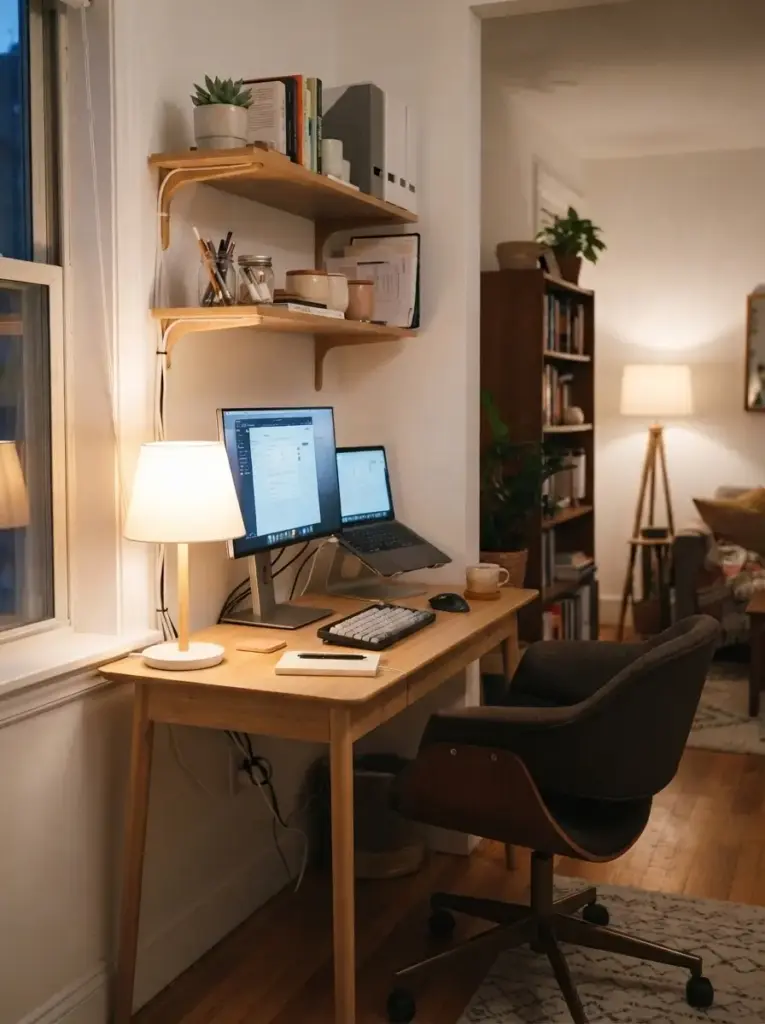 Build a Compact Home Office Area