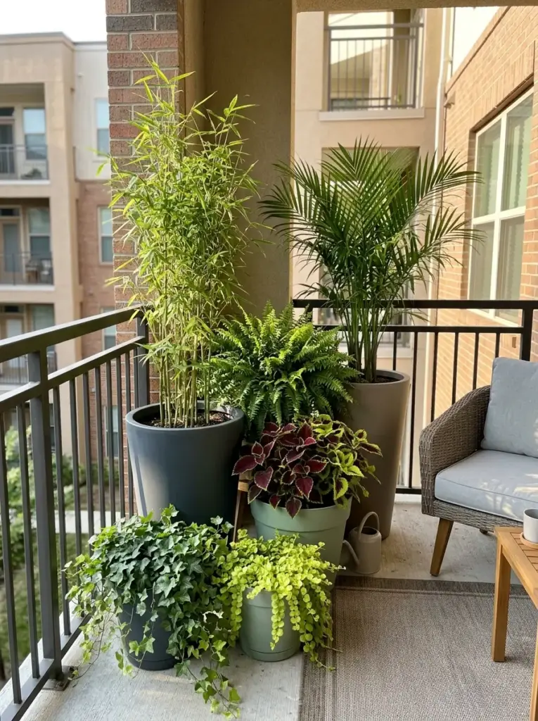 Build a Layered Wall of Tall Potted Plants