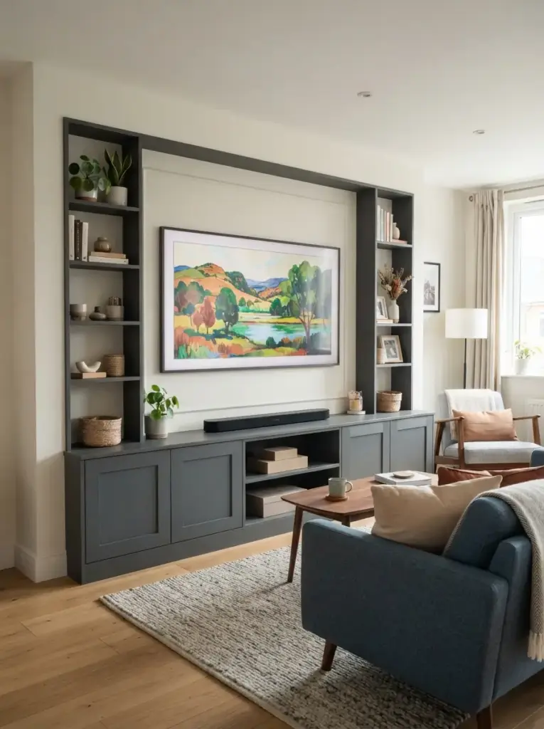 Build a Shallow Frame Around the Television