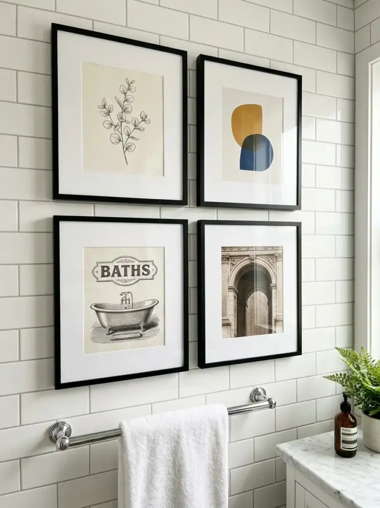 Build a Small Gallery With Moisture-Safe Art