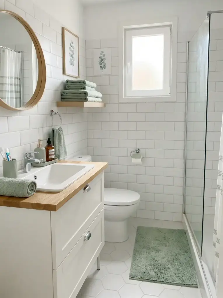 Build the room around two main colours