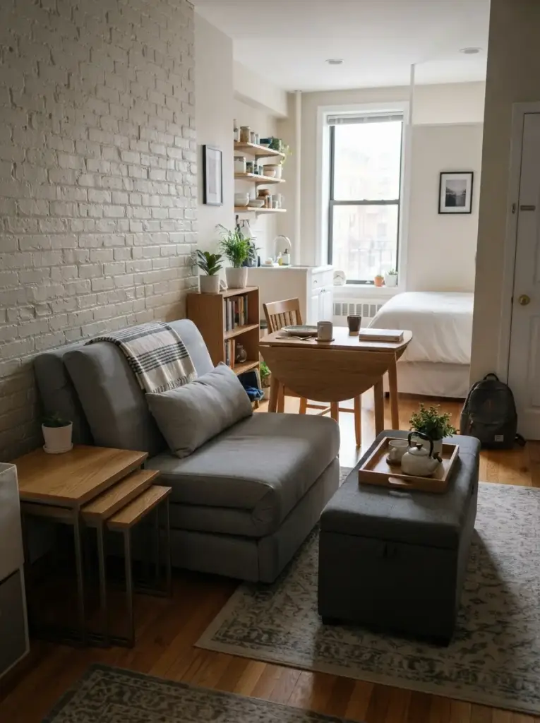 Choose Multipurpose Furniture With Simple Shapes