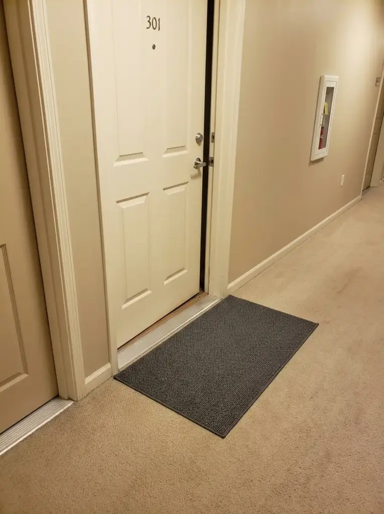 Choose a Slim Doormat That Fits the Door Width