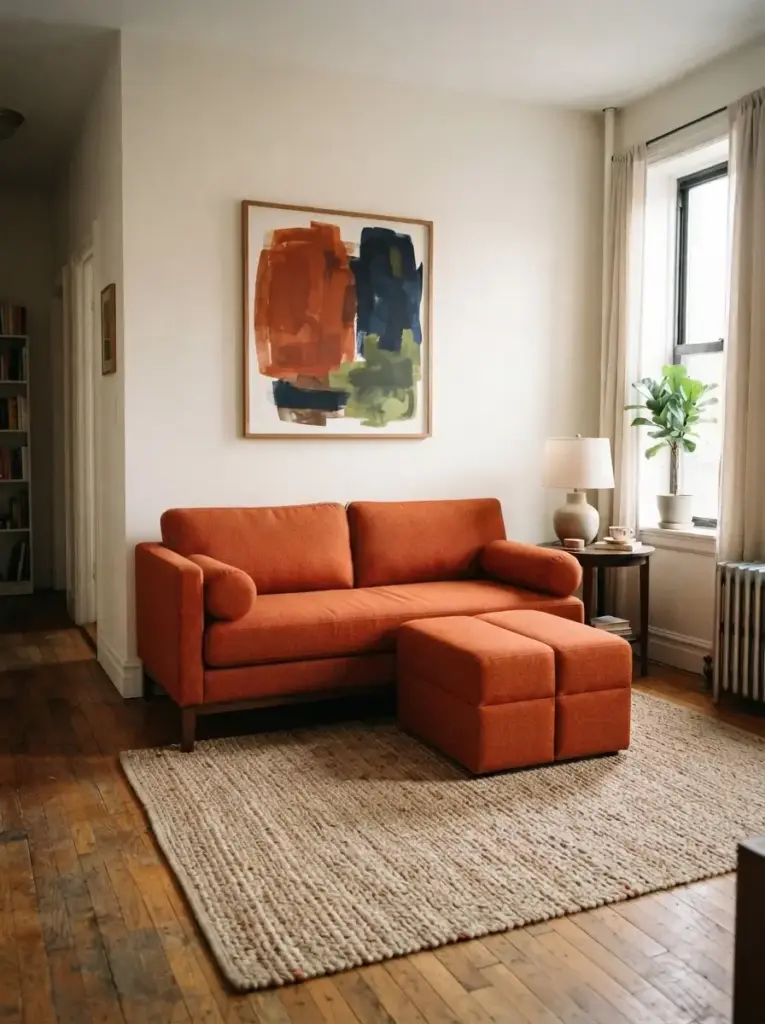 Choose an Armless Sofa for a Narrow Room