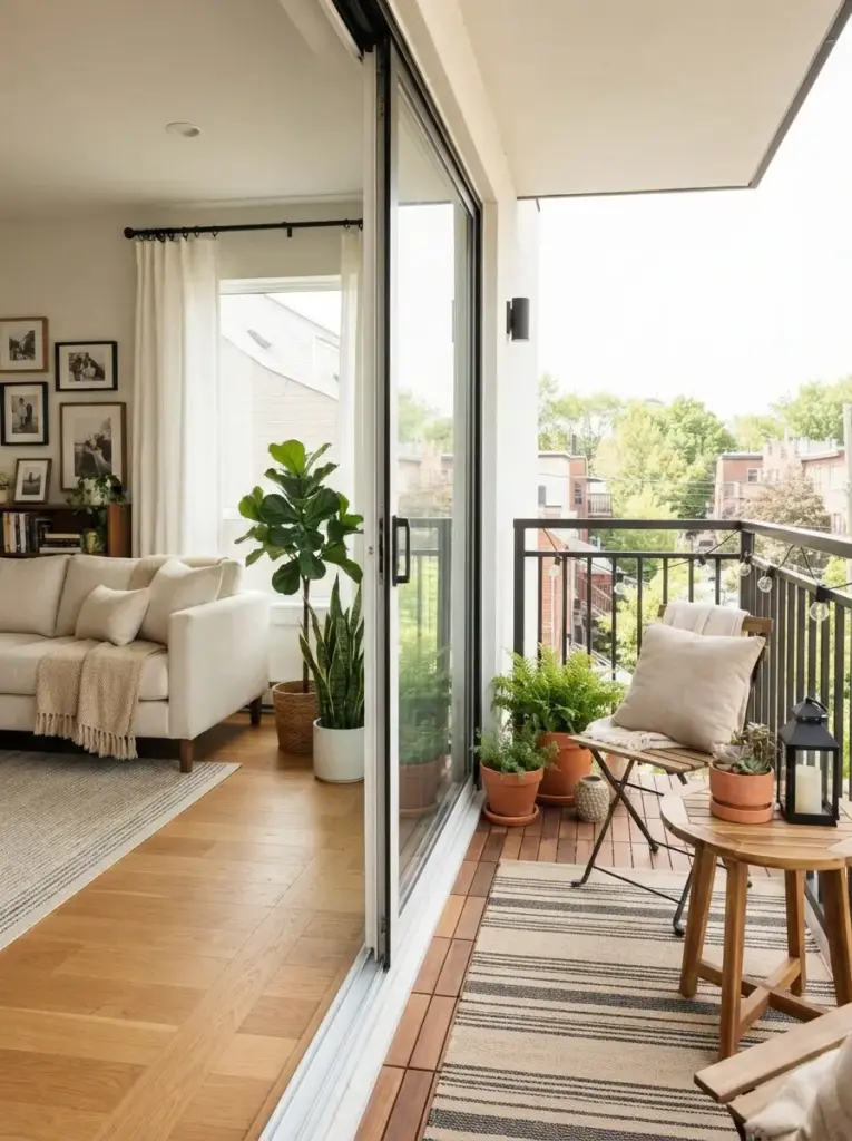 Connect the Balcony to the Room Inside