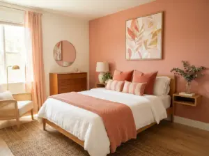 Coral Bedroom Ideas That Add Warmth Without Clutter