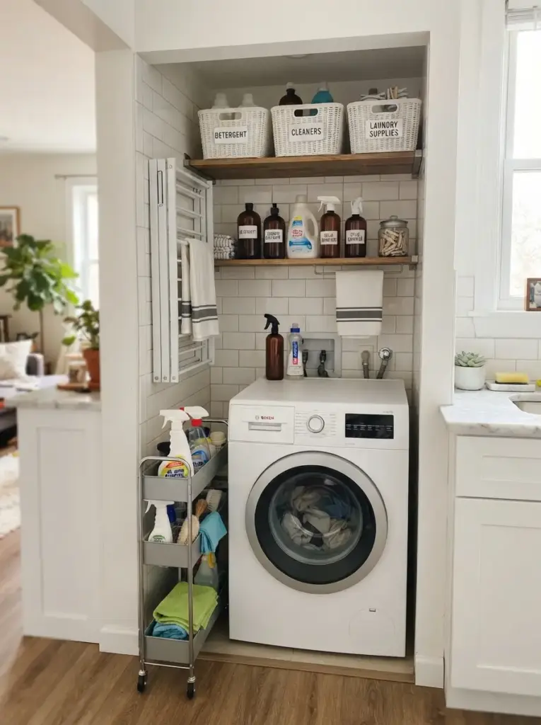 Create A Smart Laundry Corner