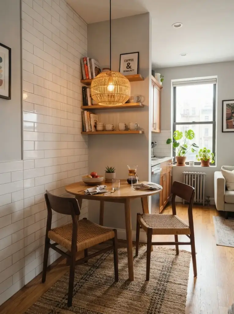 Create a Comfortable Dining Area in Limited Space