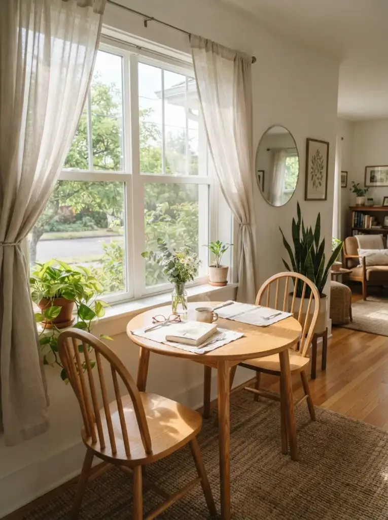 Create a Dining Nook Near a Window
