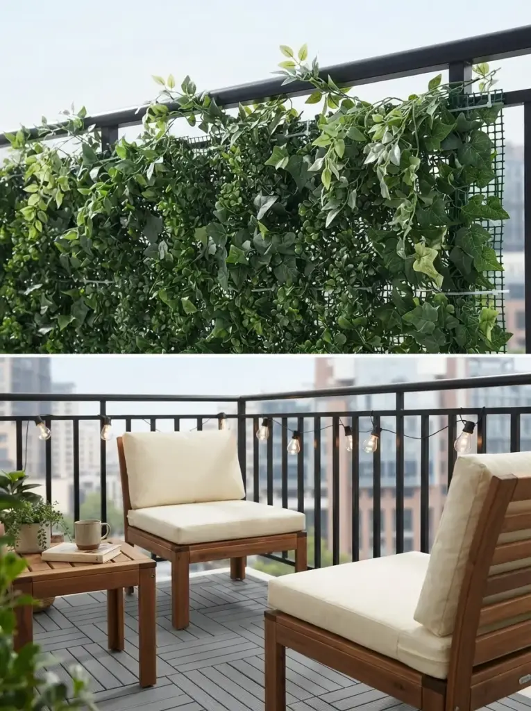 Create a Faux Green Wall on a Mesh PanelCreate a Faux Green Wall on a Mesh Panel