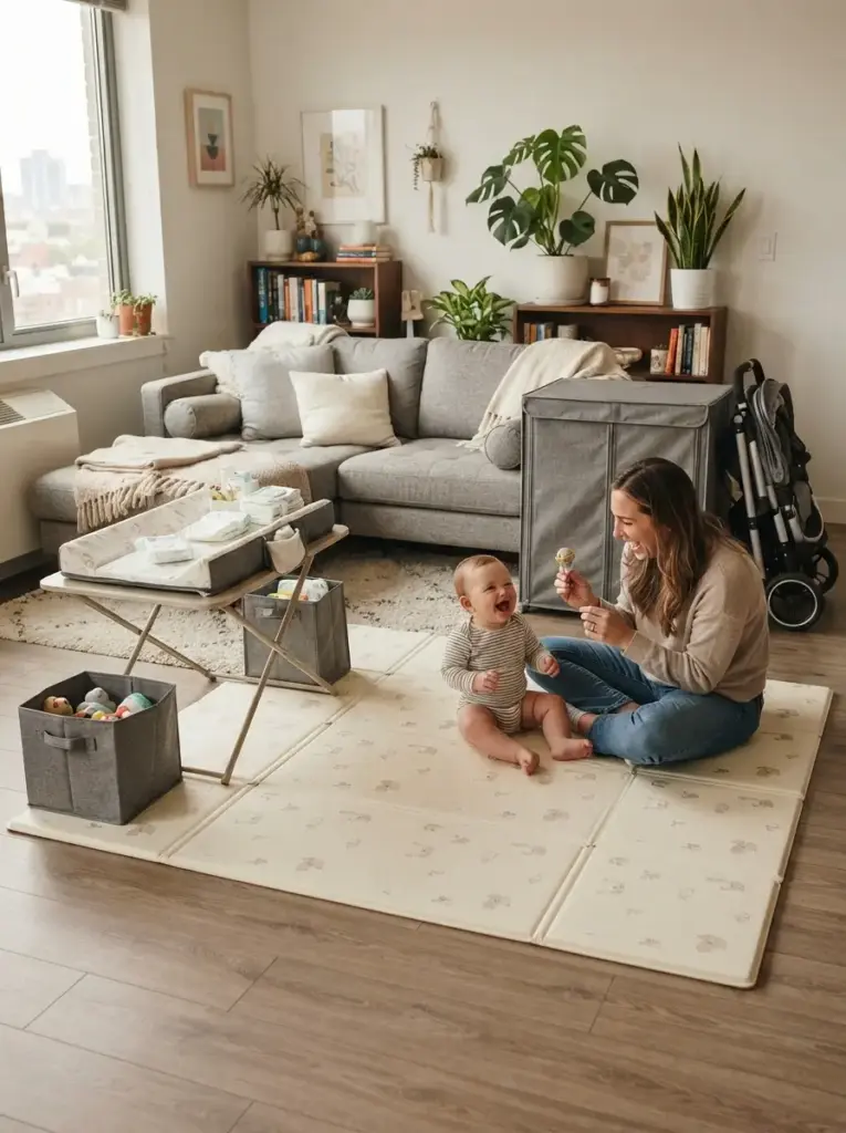 Create a Flexible Nursery With Foldable Items