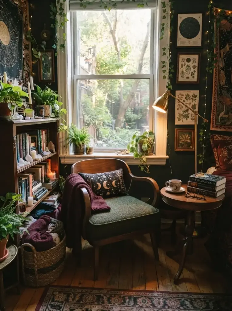 Create a Moody Reading Corner