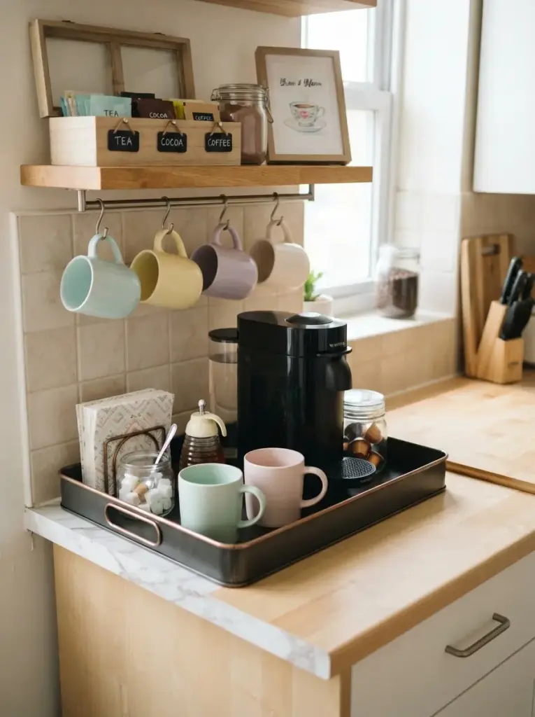 Create a Pastel Beverage Corner