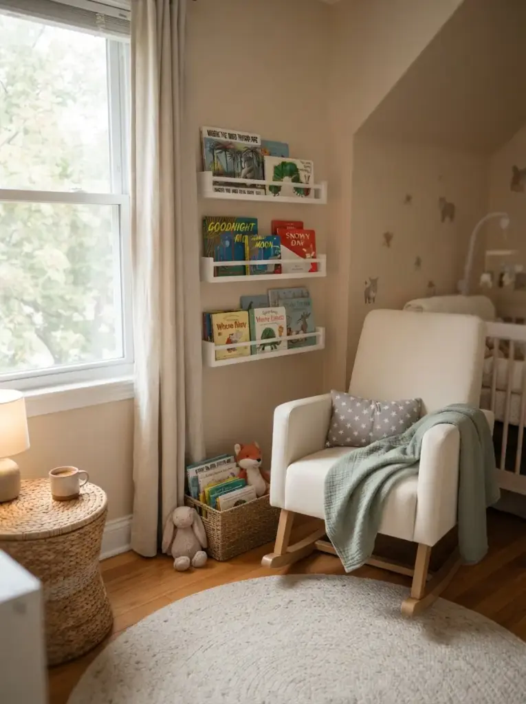 Create a Reading and Bonding Corner With Minimal Furniture