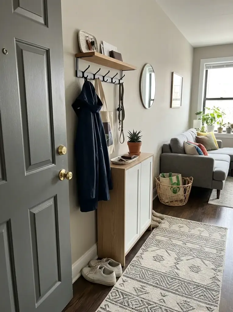Create a Real Entryway Even If You Do Not Have One
