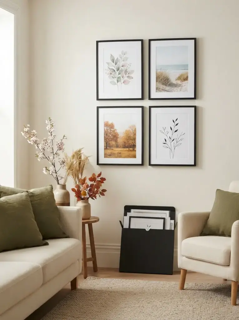 Create a Rotating Seasonal Print Display