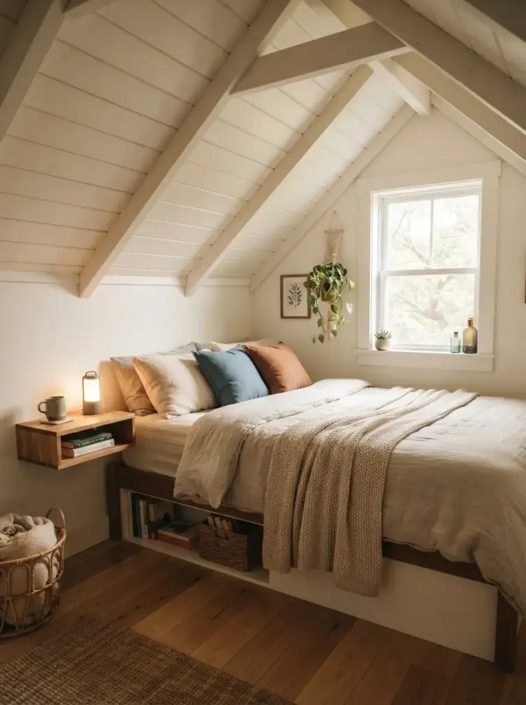 Create a Sleeping Nook Instead of Filling the Entire Loft