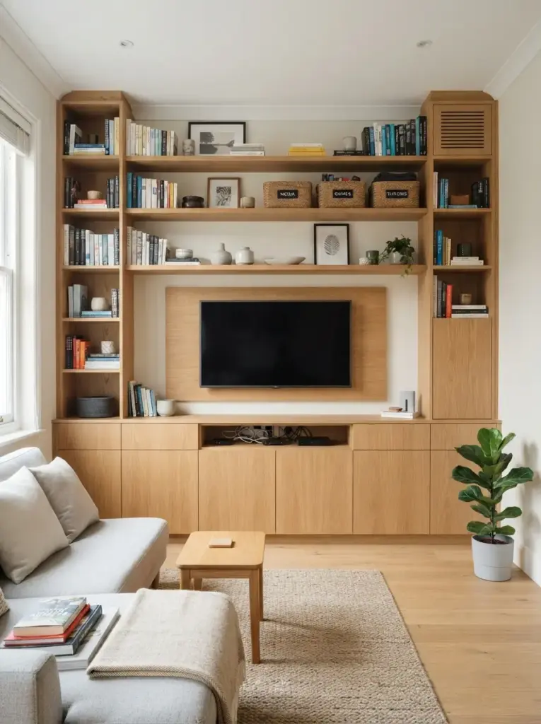 Create a Slim Storage Wall