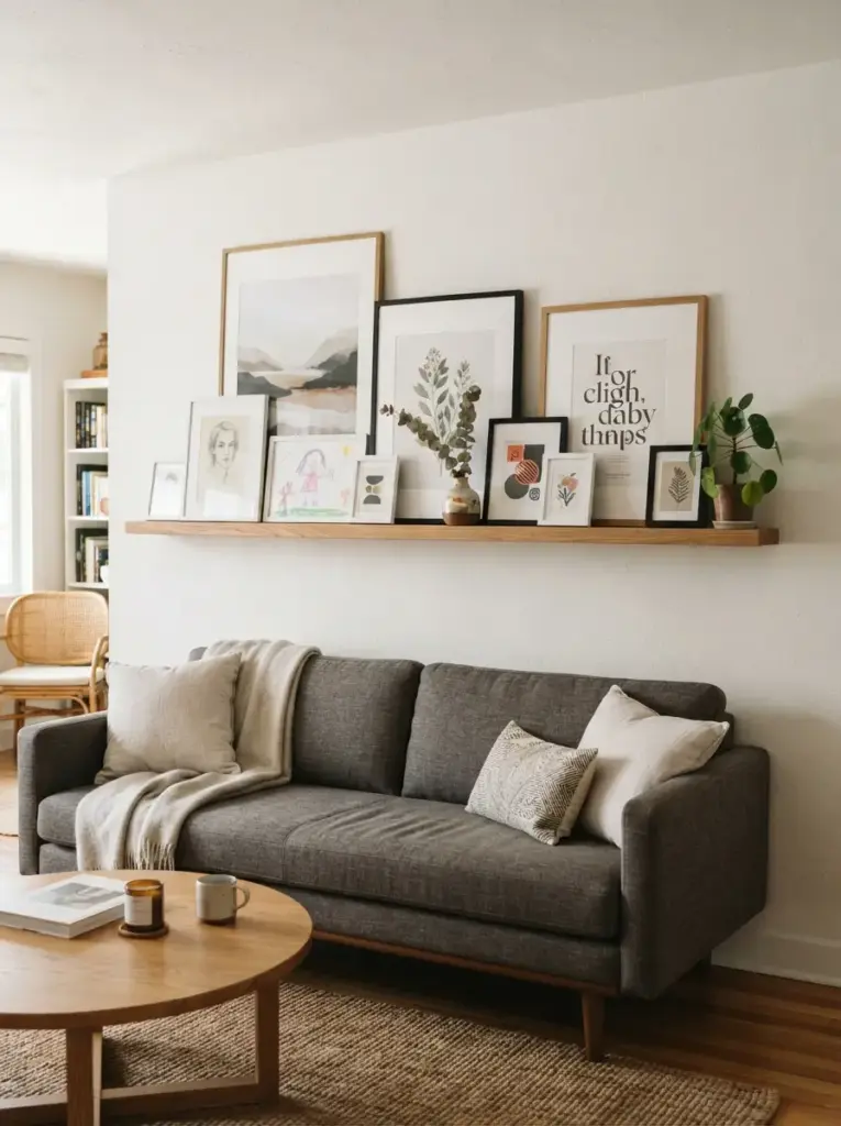 Create a Small Art Ledge Display