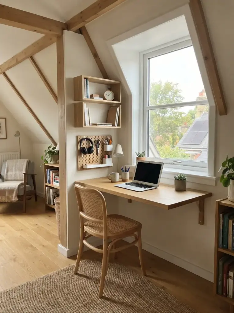 Create a Small Workspace With a Narrow Desk