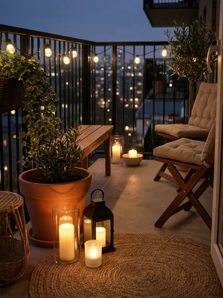 Create a Soft Floor Glow With LED Candles