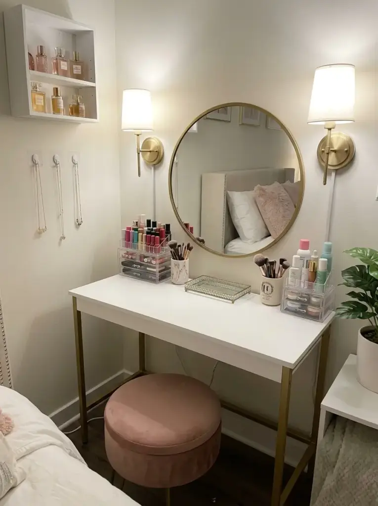 Create a Vanity or Beauty Corner That Stays Tidy